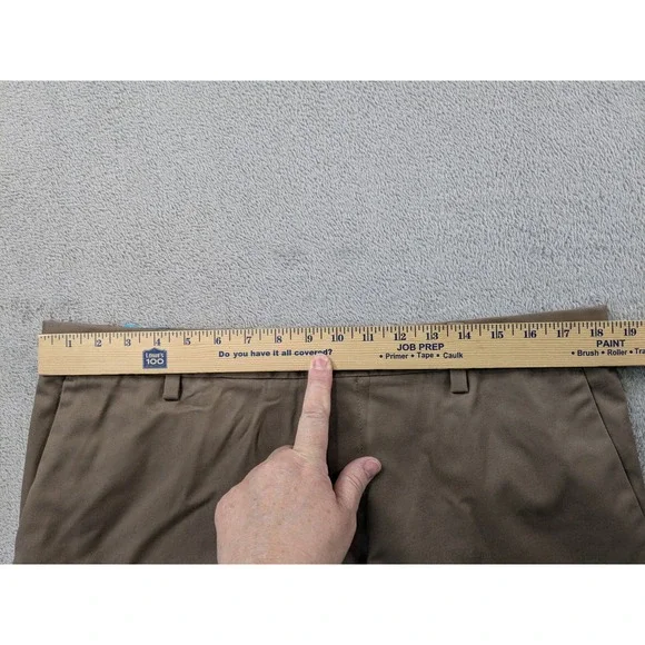 Dockers D3 Classic Fit Iron Free Khaki Pants Mens 36x30 Brown Flat Front New - Picture 6 of 15